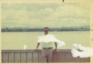 Mr. Whatley standing in front of
Mekong River.