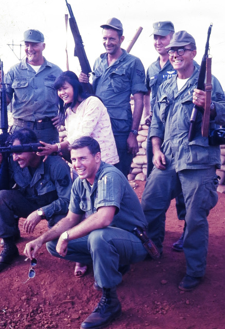 Fister (bottom center) picture in Vietnam
